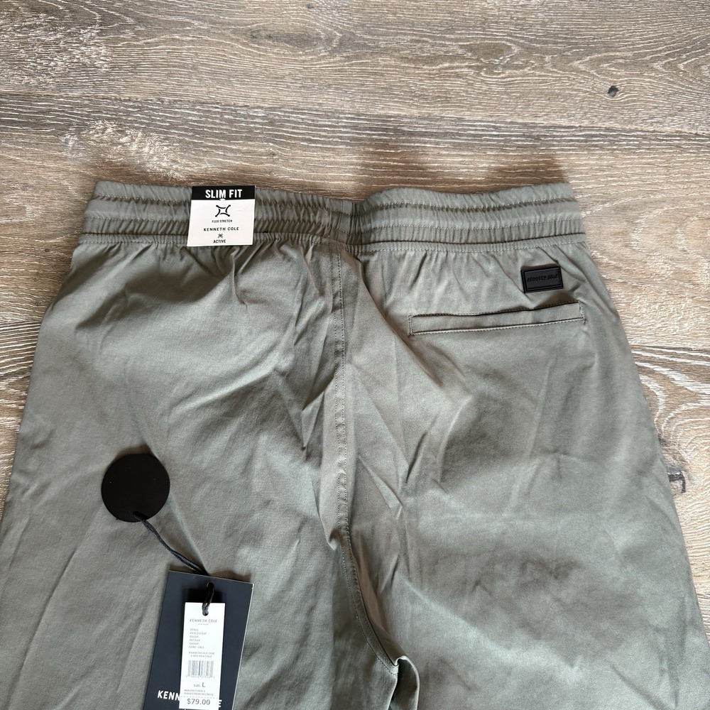 Kenneth Cole Active Tech Jogger Ankle Zip Slim Lightweight Fatigue Size Large - Picture 7 of 8